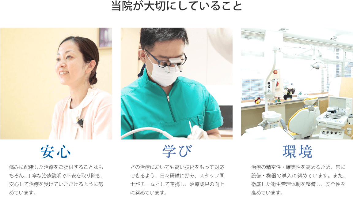 当院が大切にしていること
